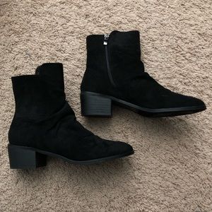 CATHERINE MALANDRINO Black Ankle Boots